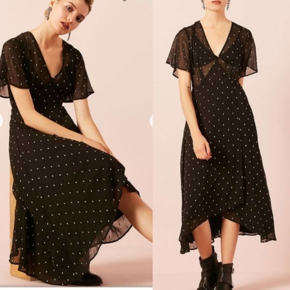 Forever 21 Dresses & Skirts - NWT Forever 21 Sheer Wrap Maxi Dress S